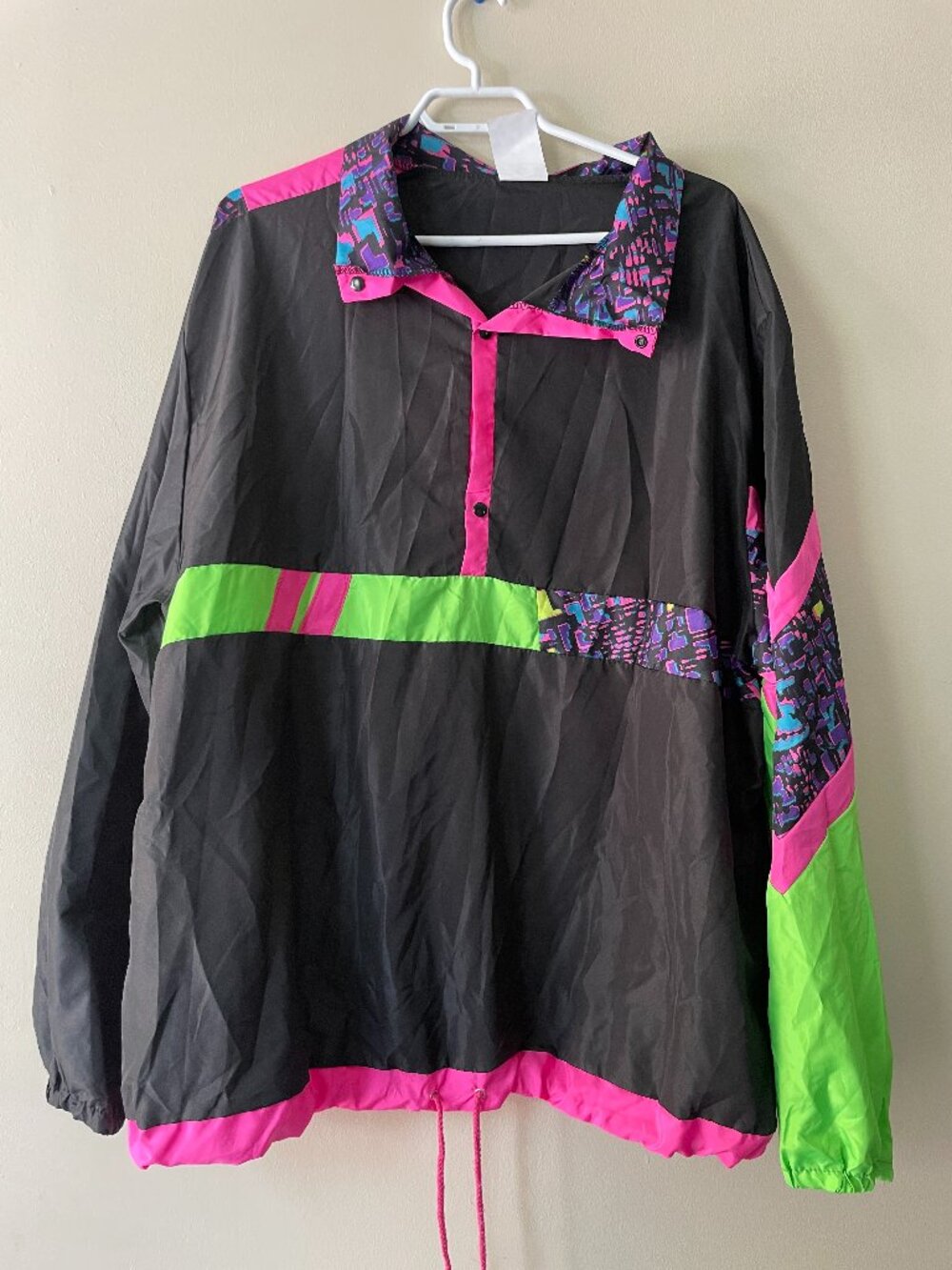 80s Retro Windbreaker Costume